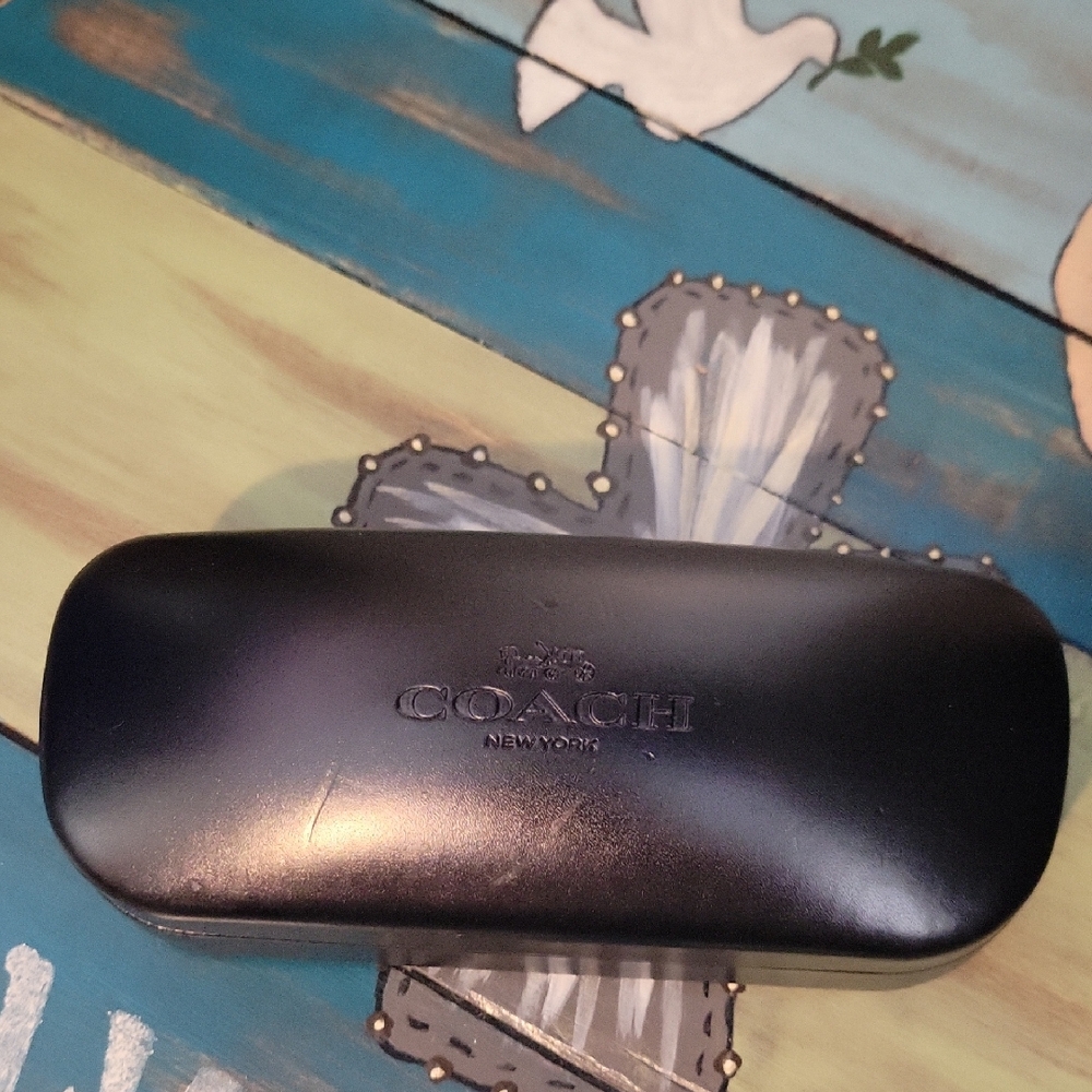 Coach Sleek Black Eyewear Case